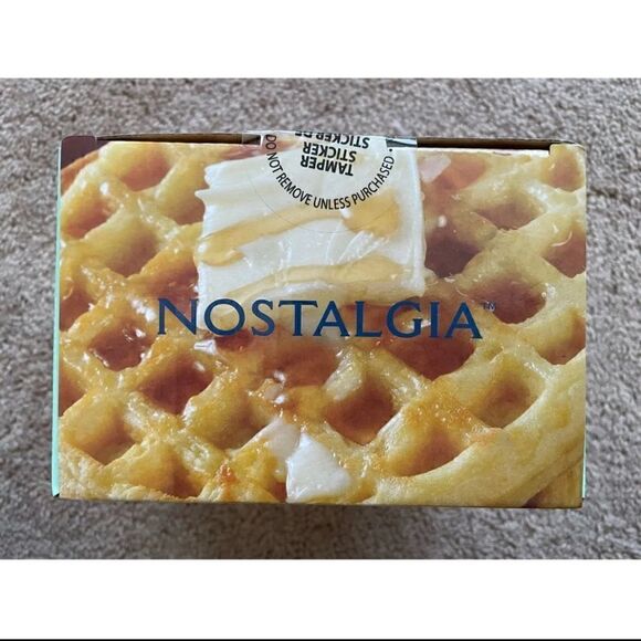 Nostalgia MyMini Waffle Maker Teal - Picture 4 of 4